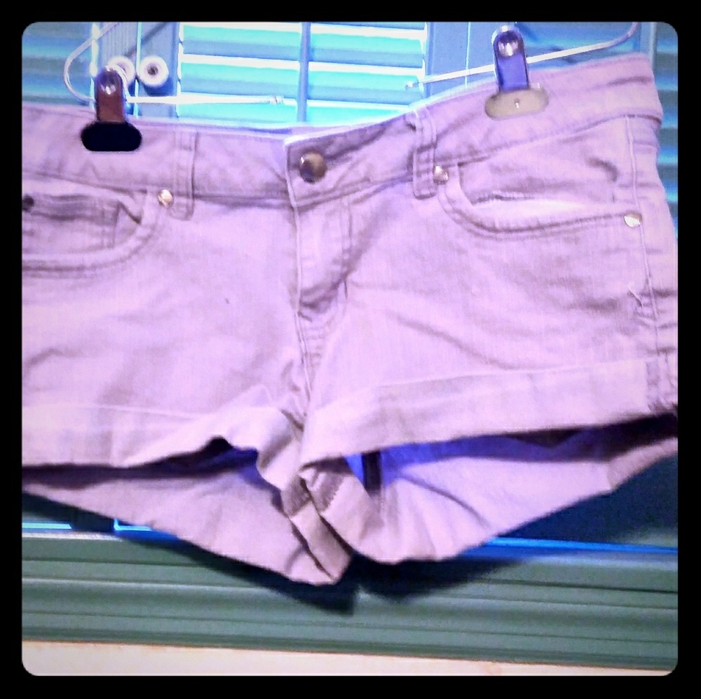 Lavender shorts